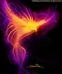 Phoenix Rising From Ashes