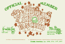 muppet fan club card fanclub