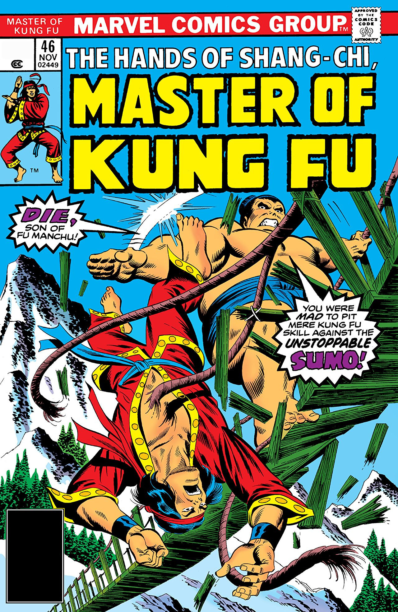 master of kung fu comic