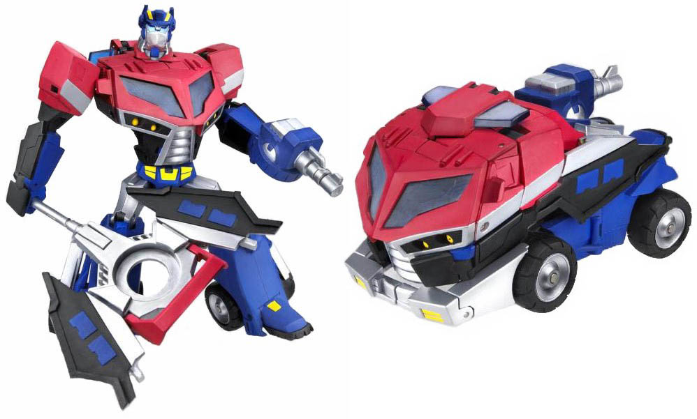 transformers animated toys optimus prime