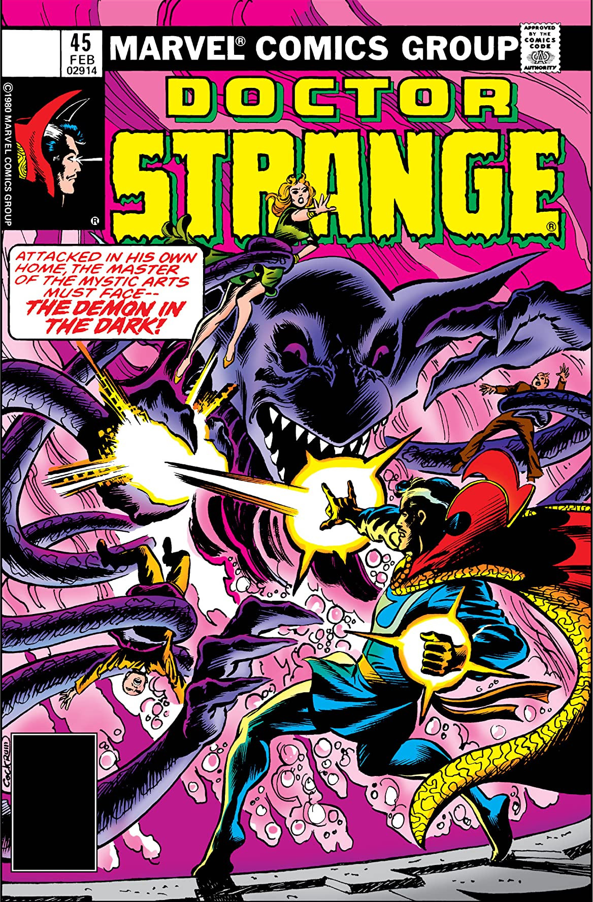 Cover to Doctor Strange #45 released February 1981