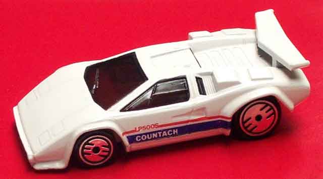 hot wheels lamborghini countach white