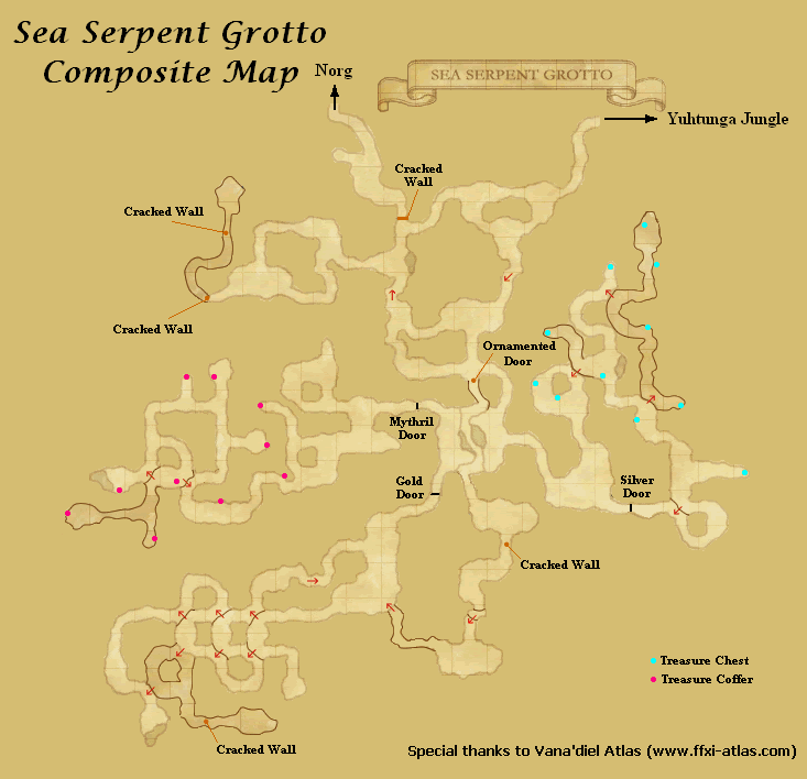 Sea Serpent Grotto/Maps FFXIclopedia, the Final Fantasy XI wiki