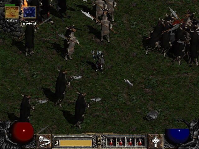 diablo 2 necromancer cow level