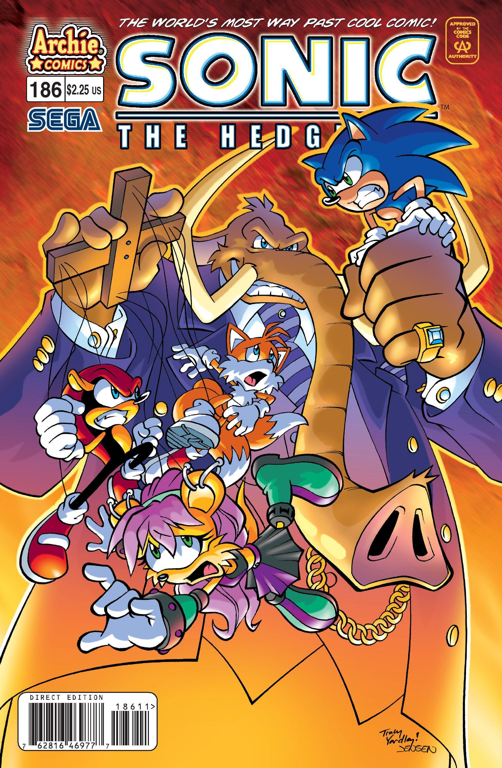 Archie Sonic The Hedgehog Issue 186 - Mobius Encyclopaedia - Sonic The ...