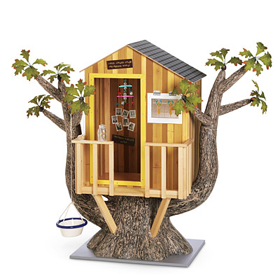 american girl kit's treehouse