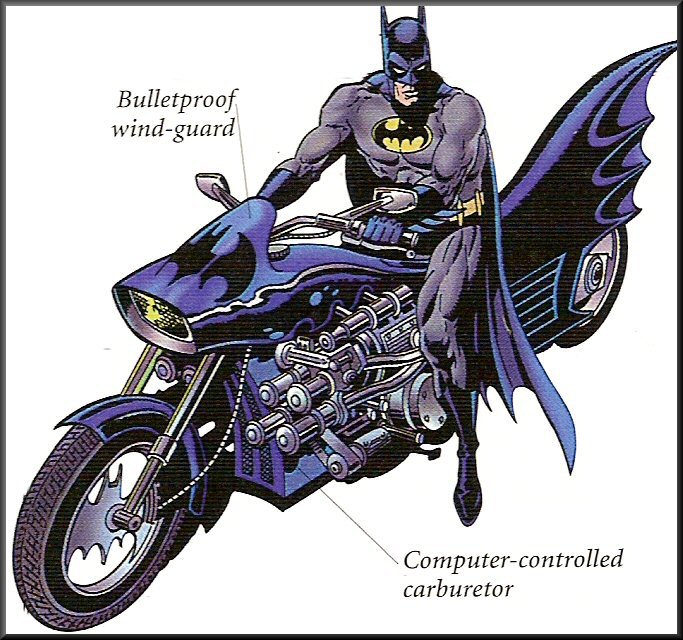 batman bat cycle