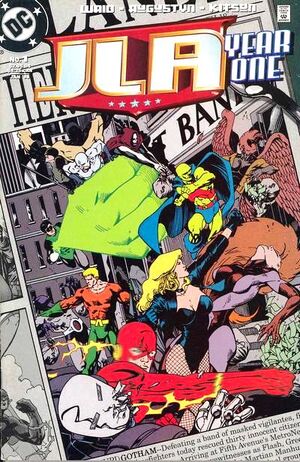 Cover for JLA: Year One #1 (1998)