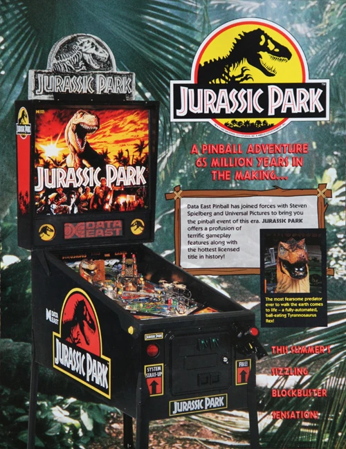 Jurassic Park (pinball) Jurassic Park wiki Wikia