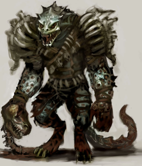 Original lizardman by unknown - resized
