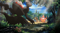 P10 Darkrai contemplando a los protagonistas