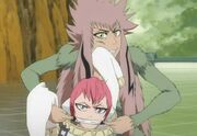 Zabimaru peleandose