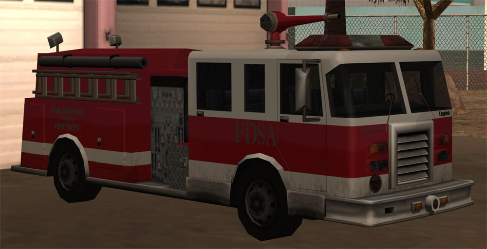 gta san andreas fire truck