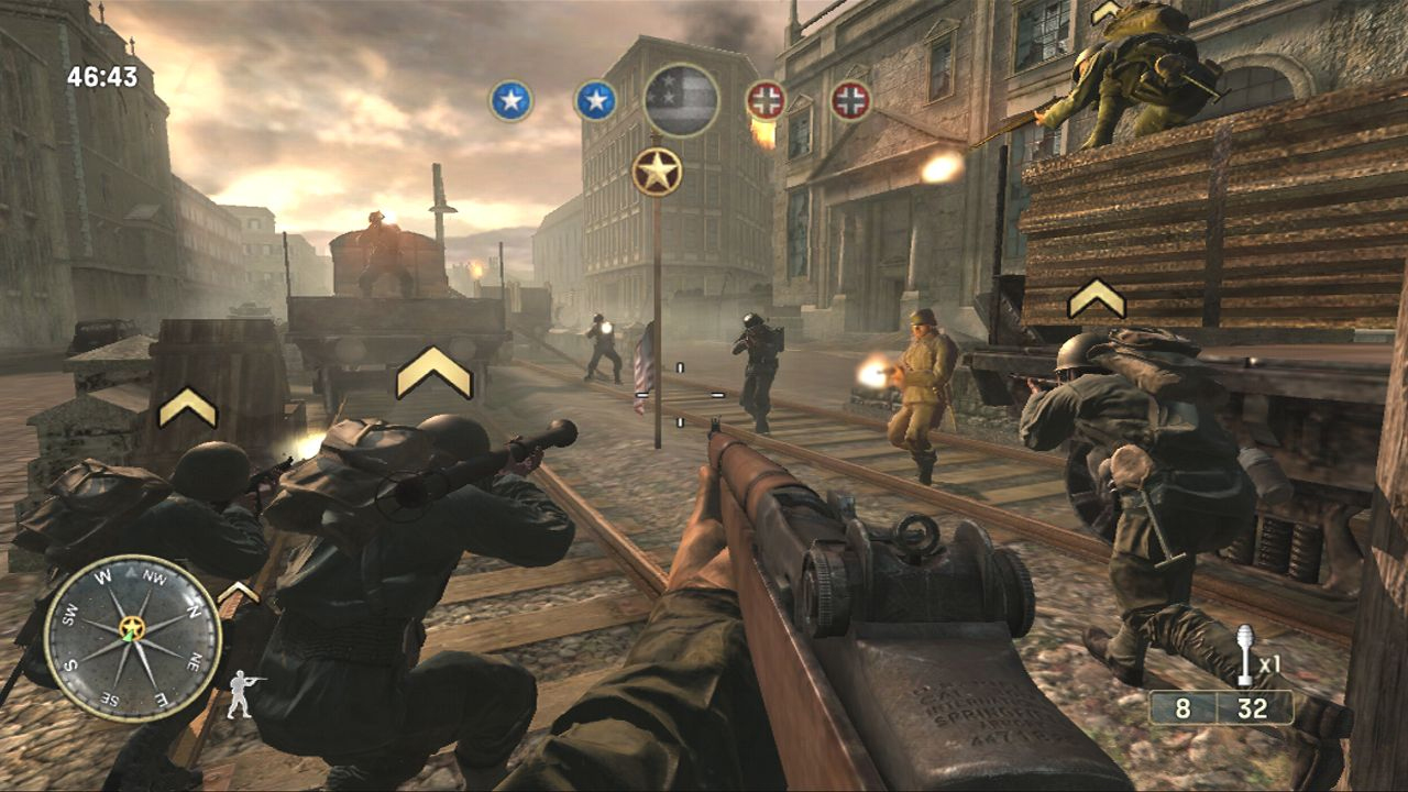 Call of Duty 3 [REPRO-PACTH] - PS2 - Sebo dos Games - 10 anos!