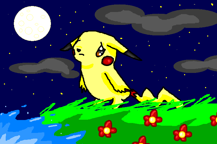 Imagenes de pikachu triste - Imagui