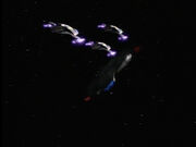 Defiant gegen Jem'Hadar-Angriffsjäger
