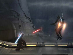 Obi-Wan vs Jango AotC