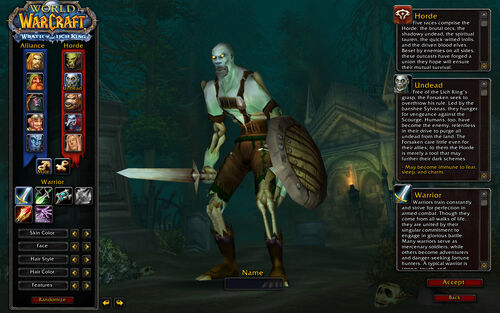 Undead (playable) - WoWWiki - Your guide to the World of Warcraft and
