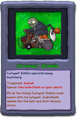plants vs zombies catapult zombie plants vs zombies catapult zombie
