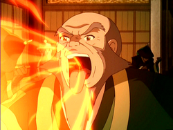 Iroh vuur blaas
