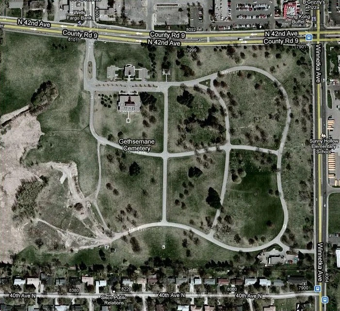 Gethsemane Cemetery, New Hope Township, Hennepin County, Minnesota, USA