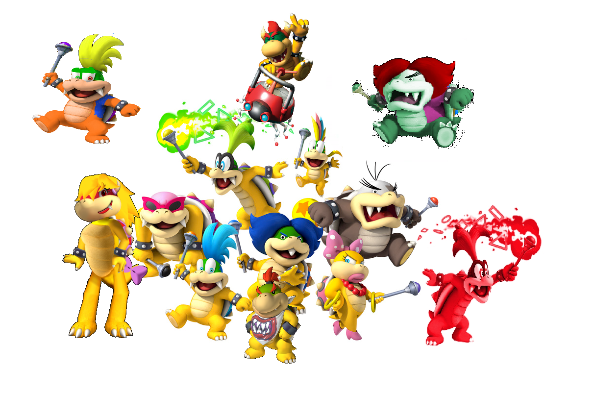 new super mario bros u koopalings