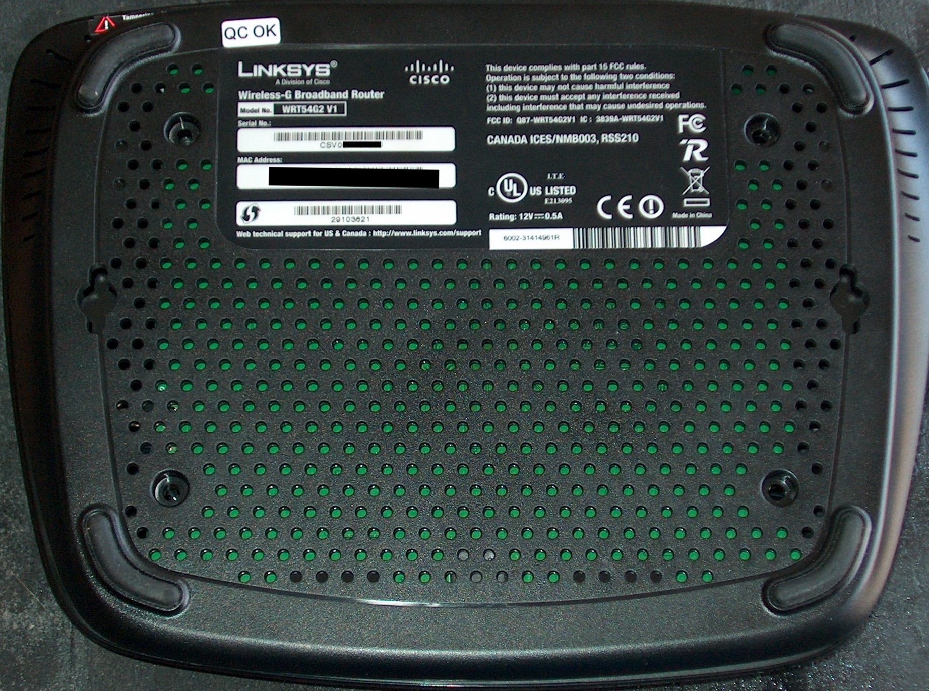 Linksys WRT54G2 v1.0 InfoDepot Wiki