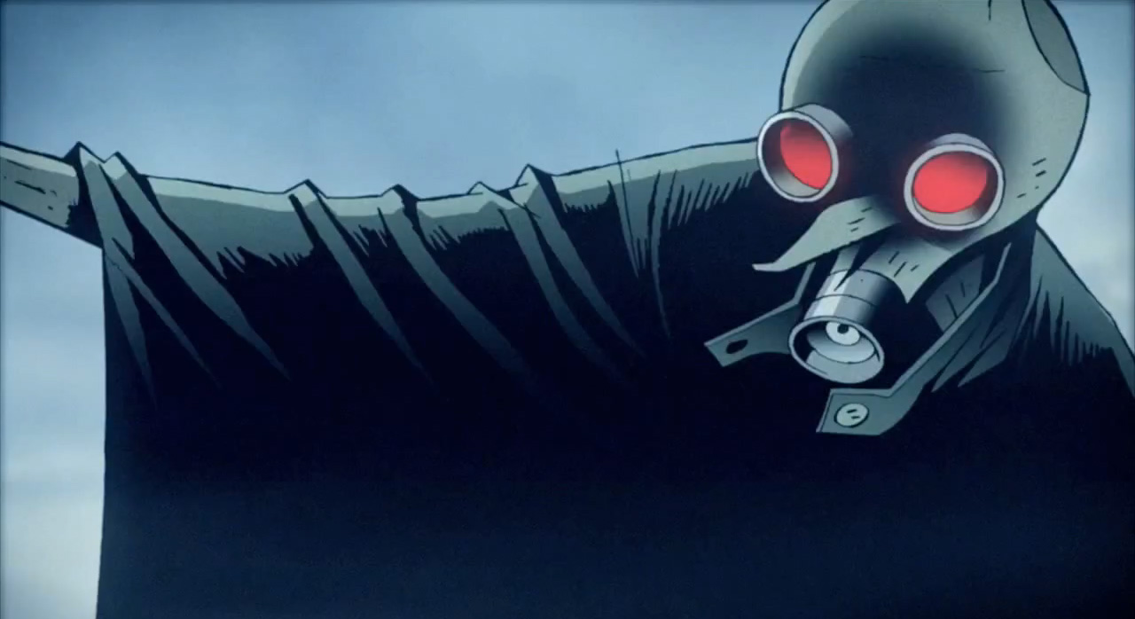 The Boogieman as he is depicted in the On Melancholy Hill music video.