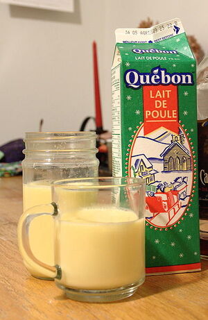 Prepared eggnog