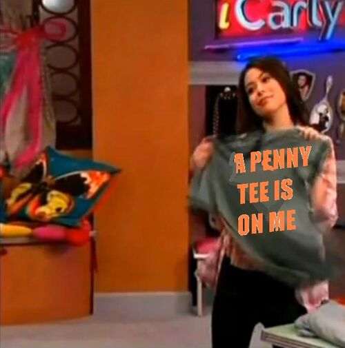 icarly penny t shirts