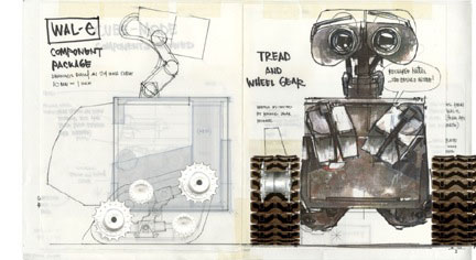 Image - WALL E Concept Art 2.jpg - Pixar Wiki - Disney Pixar Animation ...
