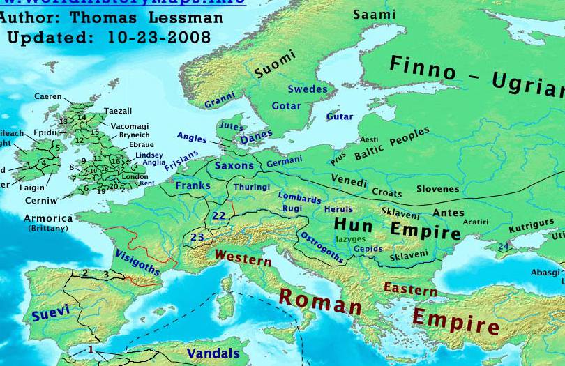 map of europe in 0 ad