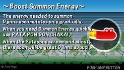 Boost summon energy
