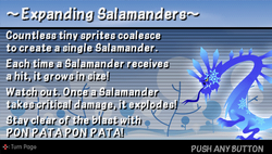 Expanding salamander