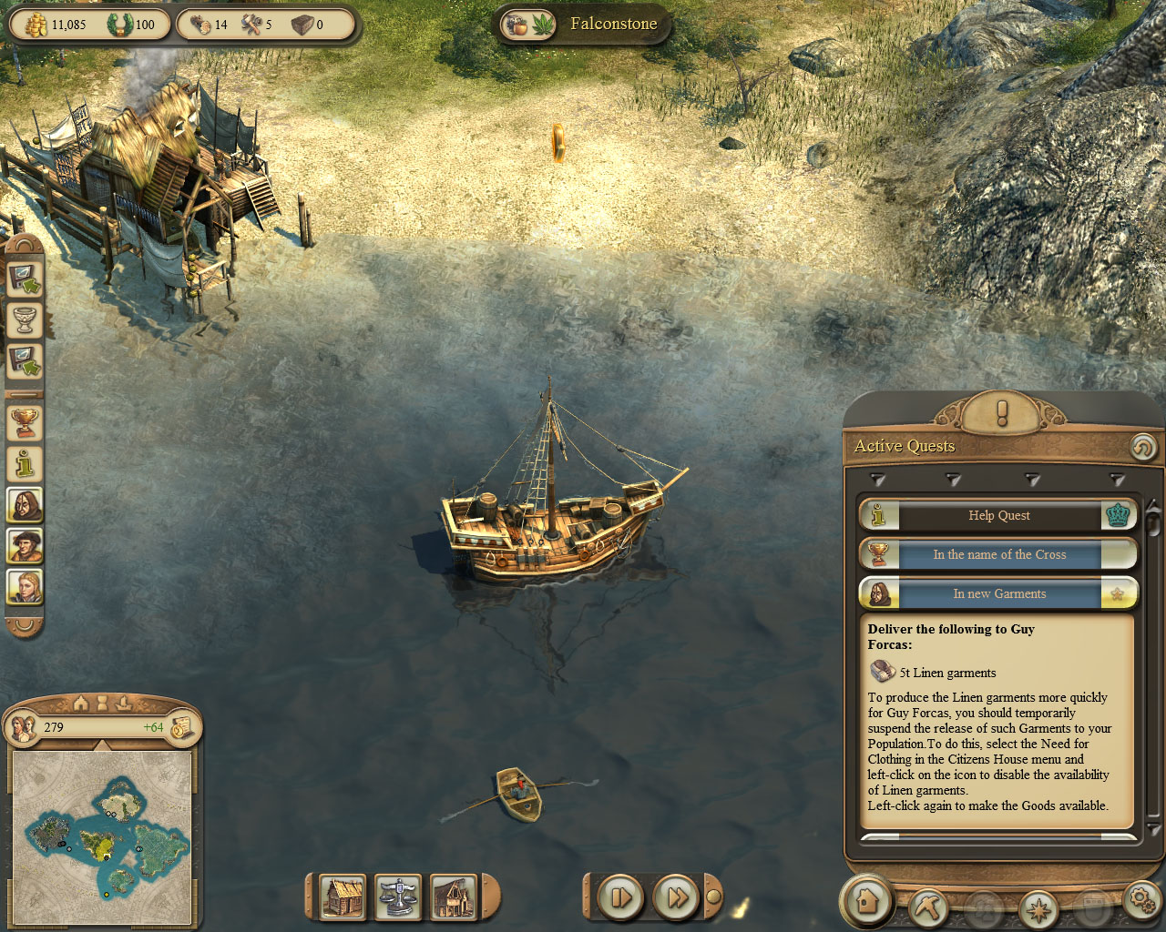 anno 1404 how to capture ship
