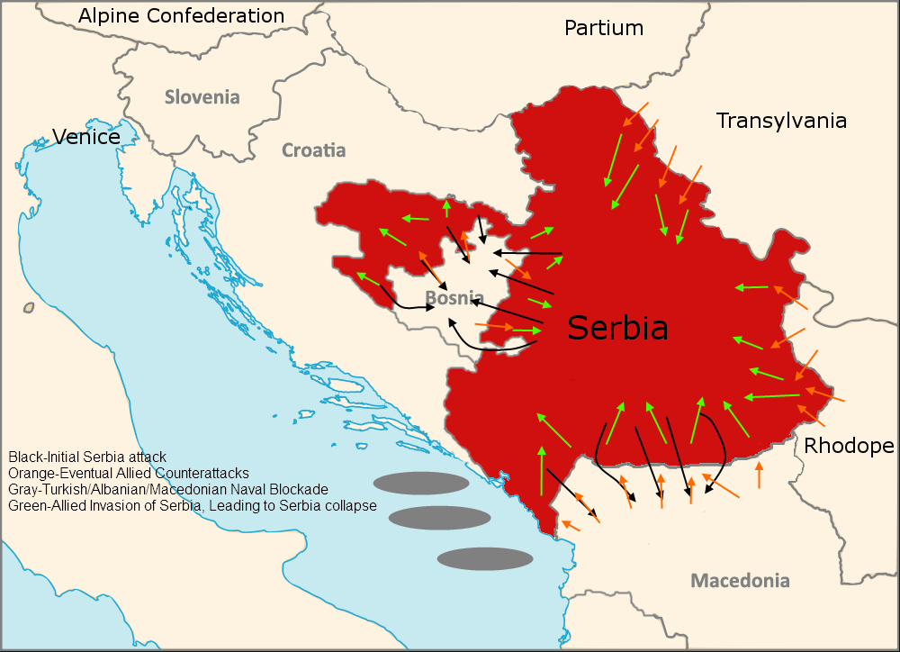 Bosnien Herzegovina Karte Krieg