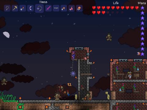 Terraria house defense sand trap 2
