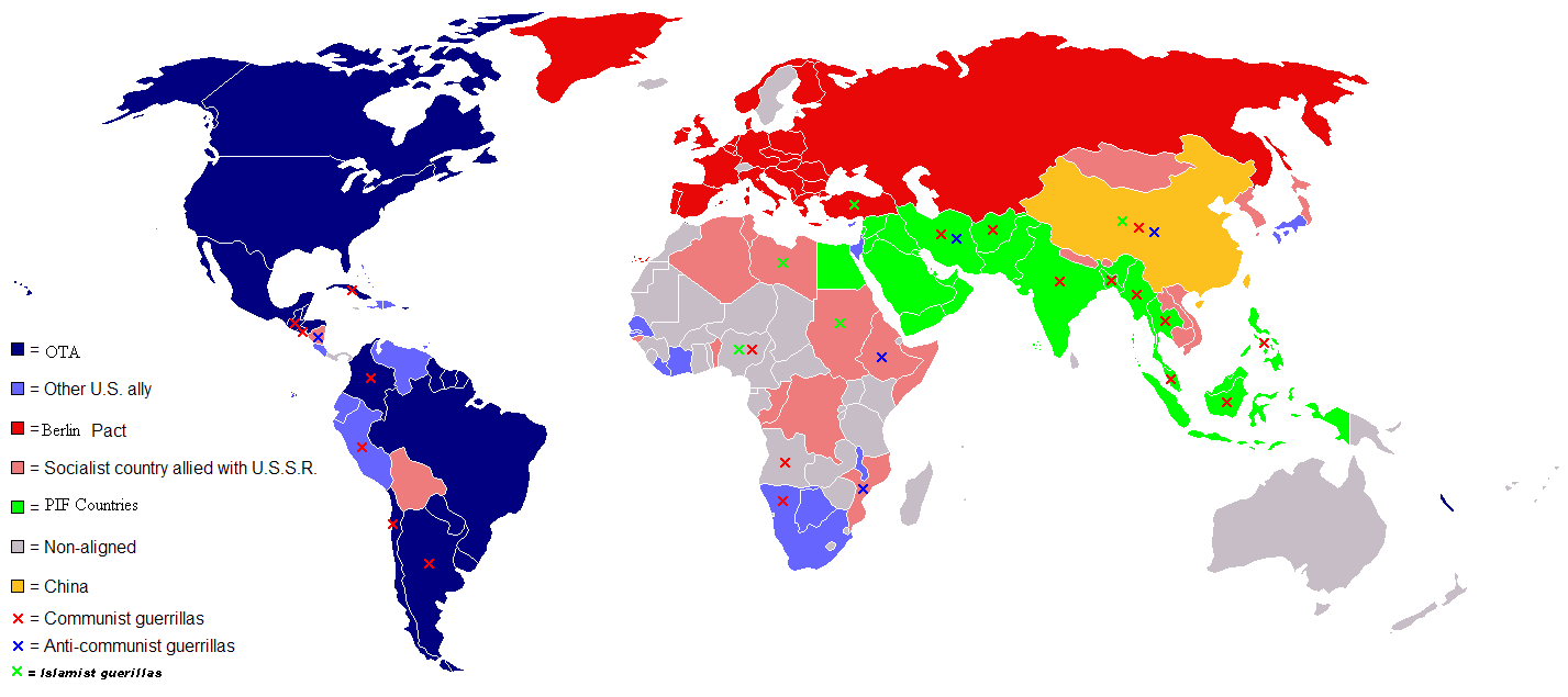Map (Atlantic Iron Curtain) Alternative History