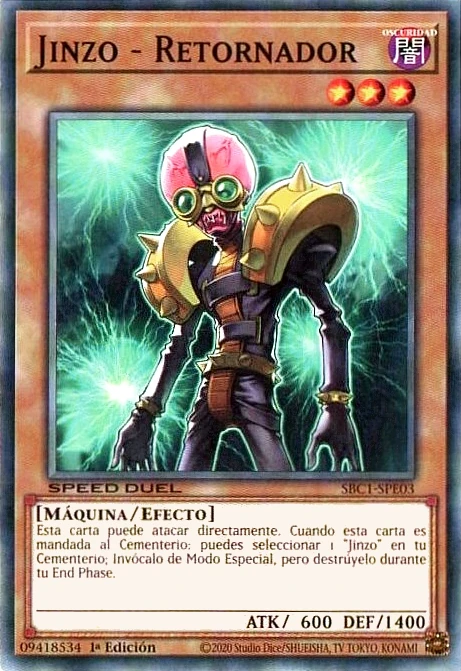 Carta yu gi oh jinzo