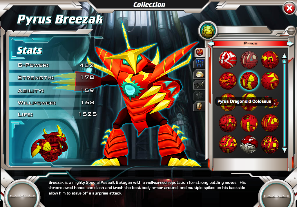 bakugan dimensions game