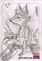 Amaran Galaxy sketch card