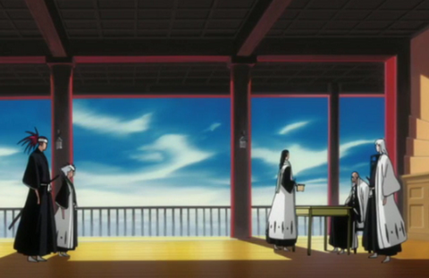 Byakuya presents Dangai item