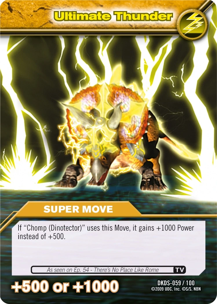 Image Ultimate Thunder TCG Card.jpg Dinosaur King