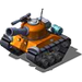 Sherman Tank Orange