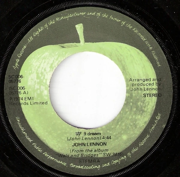 Number 9 Dream Single The Beatles Collectors Wiki