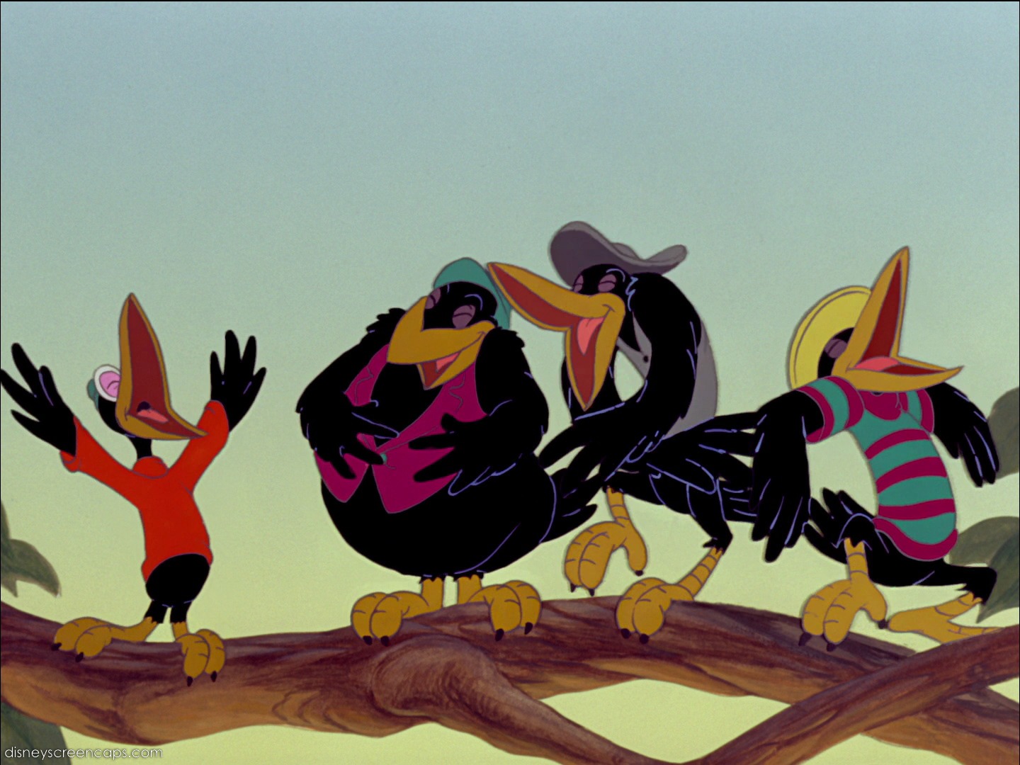 Disney movie with three black crows