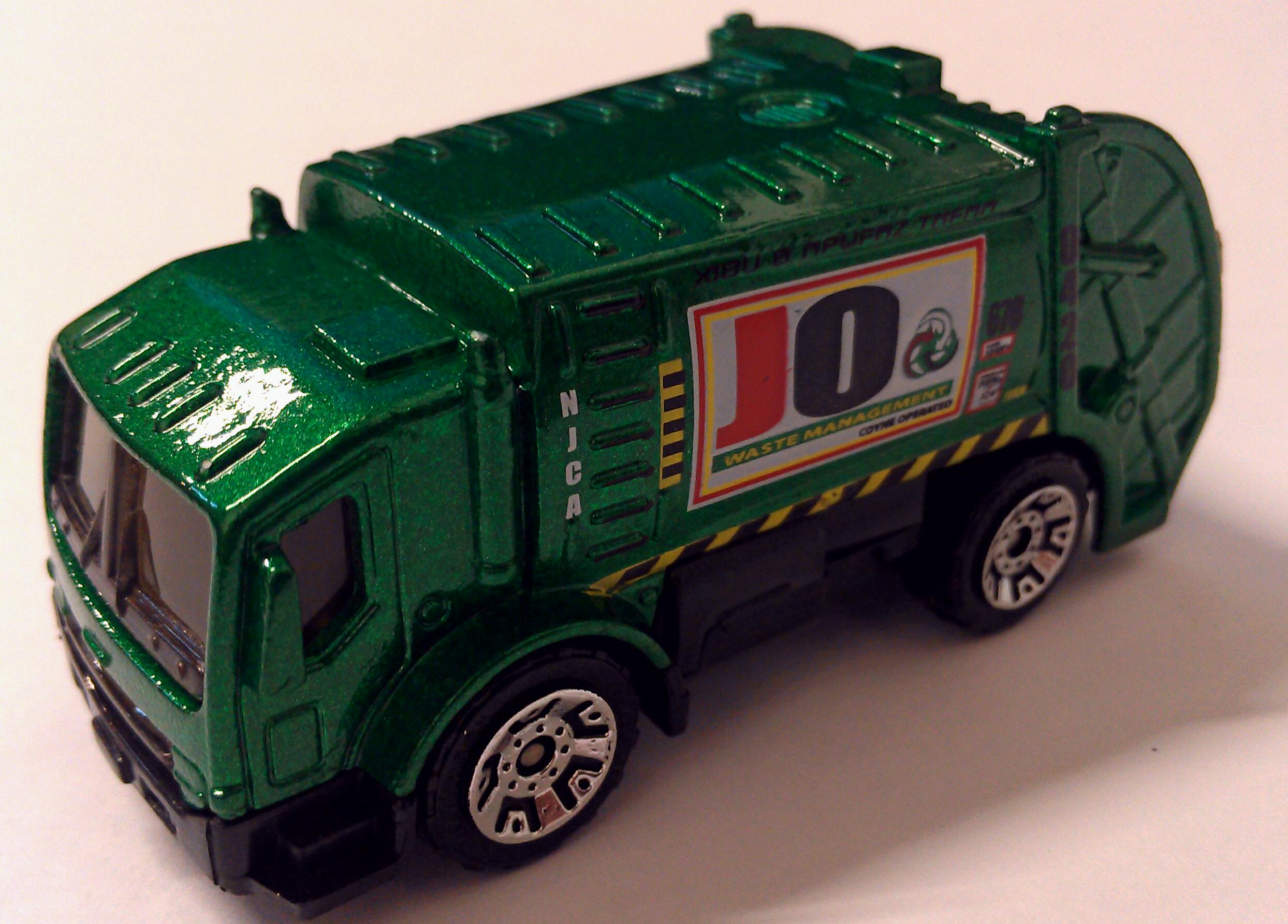 matchbox trash truck transformer