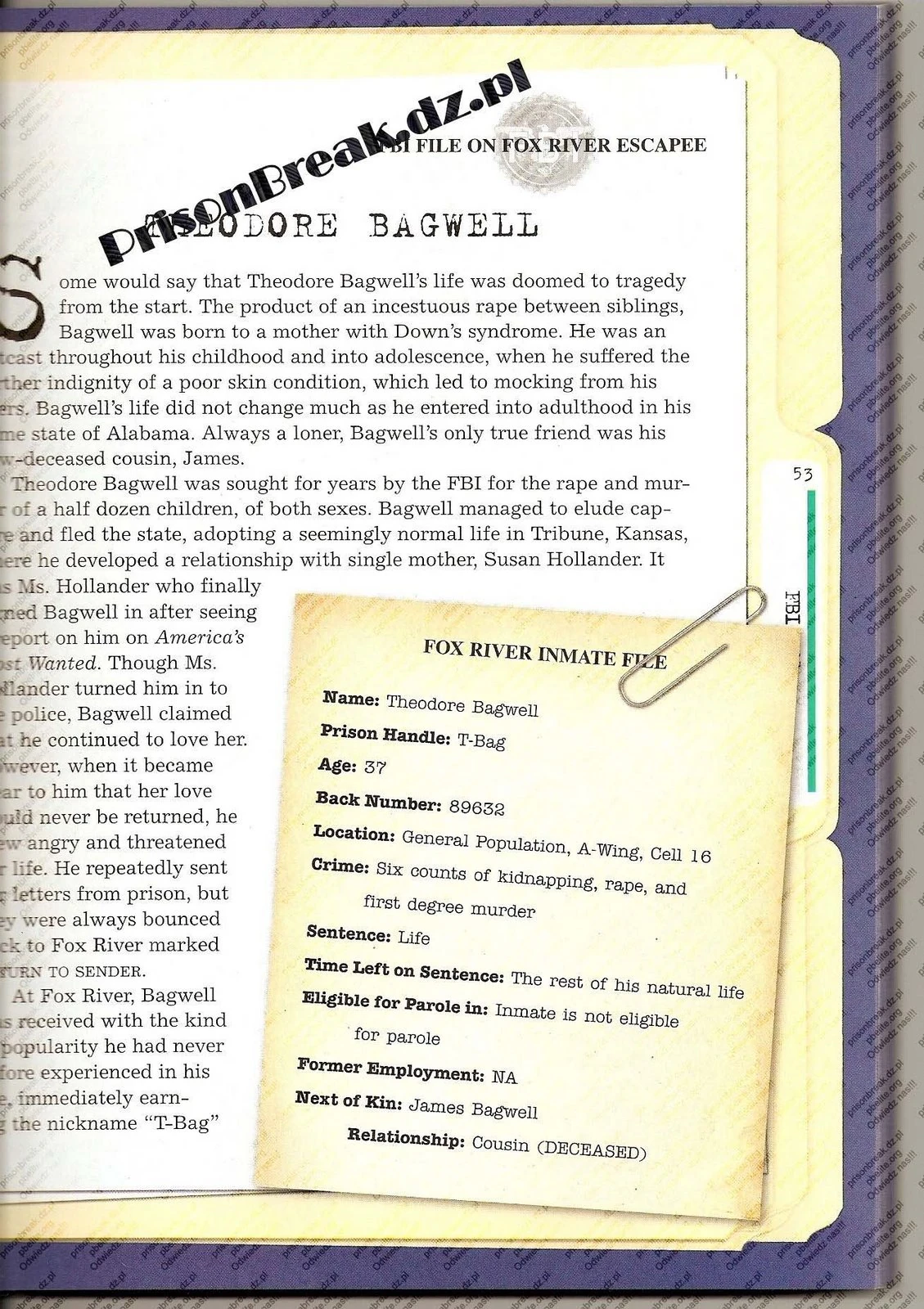 Image The Classified FBI Files Theodore Bagwell information.jpg