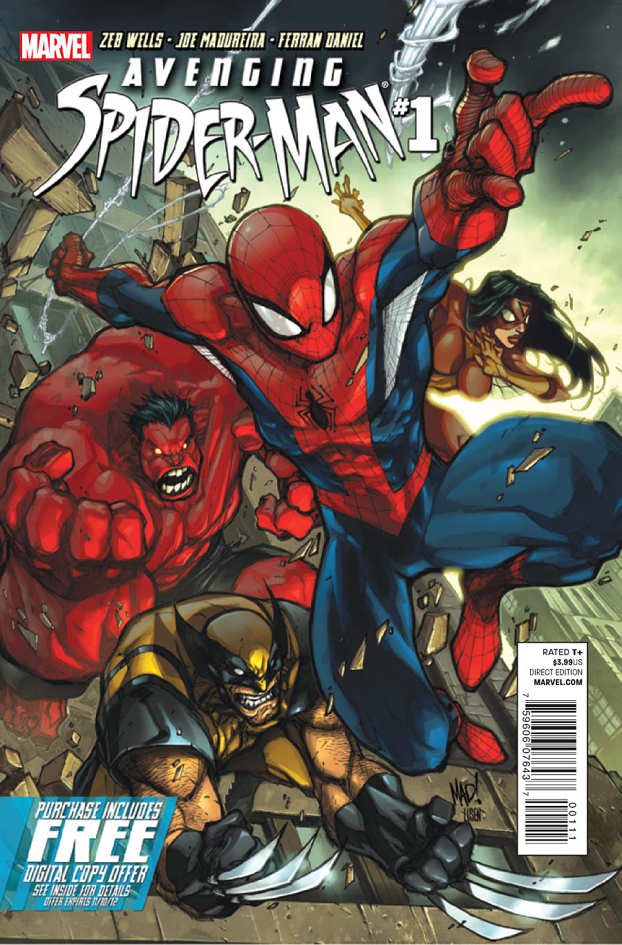 Ultimate Spider Man The Avenging Spider Man Part 1 Avenging Spider-Man Vol 1 1 - Marvel Comics Database