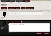 Clan forums-replying
